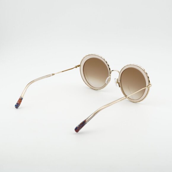 Missoni MIS 0033/S 05BD HA Sunglasses Gold/Sand Round Frame, Brown Lenses main image 10
